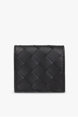 Bottega Veneta® Men's Intrecciato Bi-Fold Wallet With Coin
